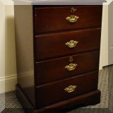 F62. Hooker Furniture file cabinet. 31”h x 32”w x 24”d 